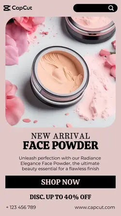Beauty Powder Sale Promotion