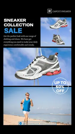 Sneakers Sale Instagram Story