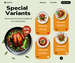 Turkey Special Variant Discount Facebook Post