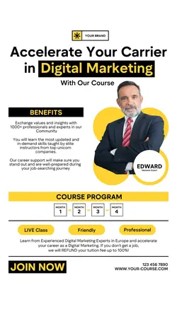 Digital Marketing Course Instagram Post