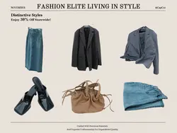 Clothing Shoes suit Dressing details minimalist