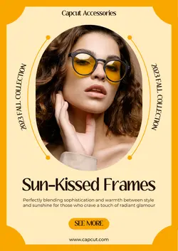 Accessories Yellow Glasses Product Display