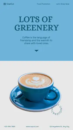 foodstuff&coffee advertise Minimalist style