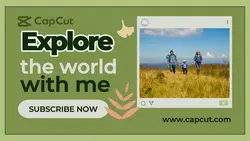 Explore The World Vlog YouTube Thumbnail