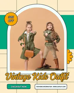 Fashion Brand Vintage Outfit Instagram Post