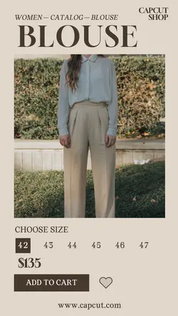 Fashion Clothes Blouse Instagram Story
