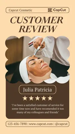 Personal Care Customer Review Instagram Story