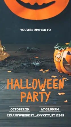 Halloween Party Instagram Story