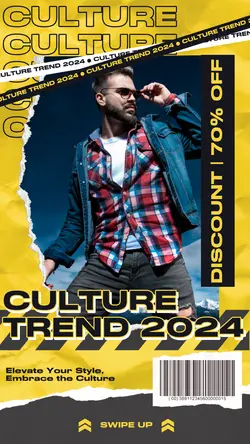 Culture Trend Fashion Promotion Instagram Story