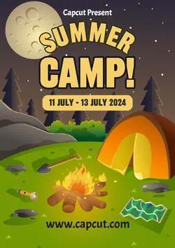 Non-marketing Campus Poster Summer Camp