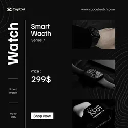 Smart Watch promotion Instagram post