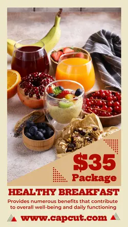 Food Healthy Breakfast Package Instagram Story