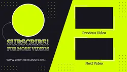 Simple Youtube End Screen