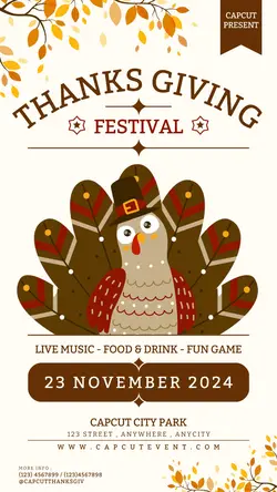 THANKS GIVING FLYER