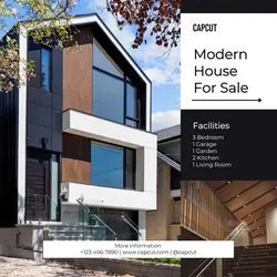 Modern House for Sale Instagram Post