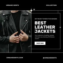 Fashion Jackets Product Display Instagram Post