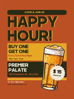 BEER PROMOTION IN FLYER SIZE