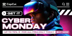 Cyber Monday Promotion Page 