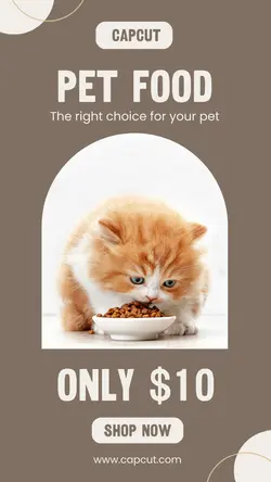 Pet Food Promotion Instagram Story