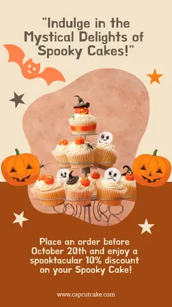 Halloween Spooky Cakes Promotion
