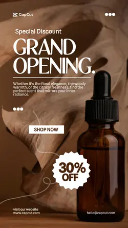 Grand Opening Product Display