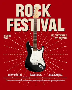 Red Rock Festival Instagram Post