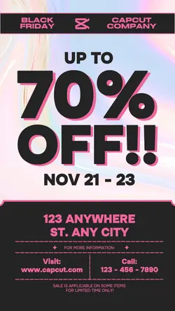 Black Friday Sale Poster