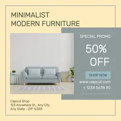 One Image Furniture Sale Instagram Post