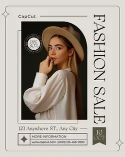 Minimalist Fashion Sale Instagram Portrait