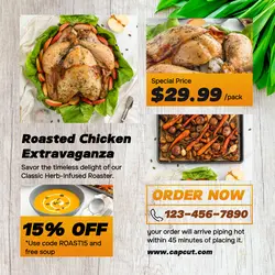 Food Chicken Roast Promotion Instagram Post