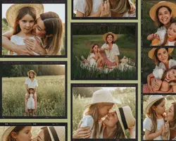 Non-Marketing Photo Collage Film Retro