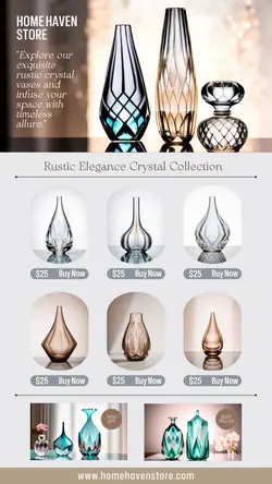 Household Crystal Vase Sale Instagram Story