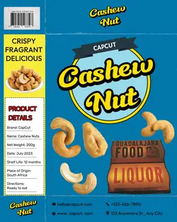 Snack Nut Package Retro