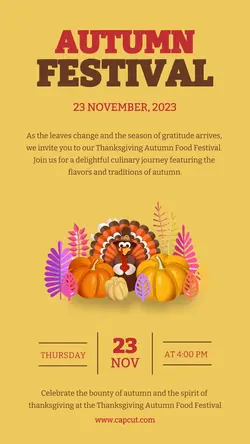 Autumn Festival Instagram Story