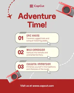 Adventure Plan Instagram Post