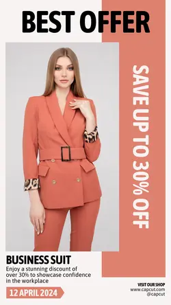 Best Offer Business Suit Template Instagram Story