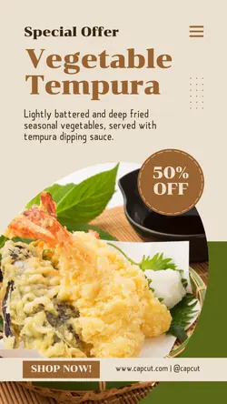 Japanese Food Sale Instagram Story