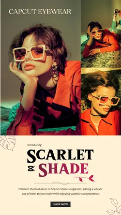 Fashion Eyewear Product Display Instagram Story