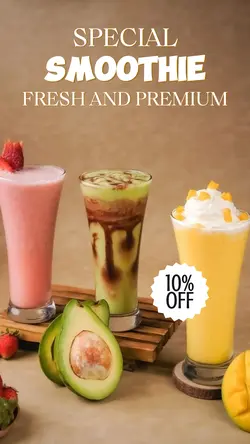 Foods & Beverage Marketing Poster IG Story Discount