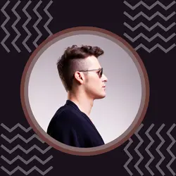 Non-marketing Facebook Cover Zigzag Line