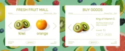 Food Fruit Display E-commerce