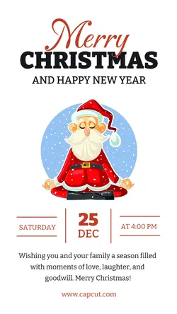 Christmas Holiday Party Instagram Story