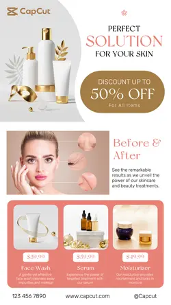 Skincare Solutions Promotion Instagram Story