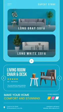 Sofa Furniture Instagram Story