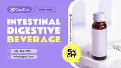 Medical Digestive Beverage showcase Business