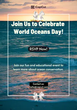 Non-Marketing Campus Event Activity Celebrate World Oceans Day