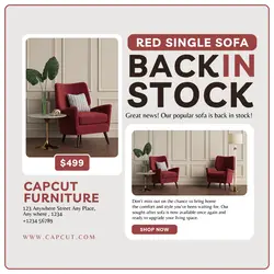 Other industries Sofa furniture red 