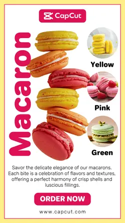 4 Multi-Product Image Food Macaron Product Display