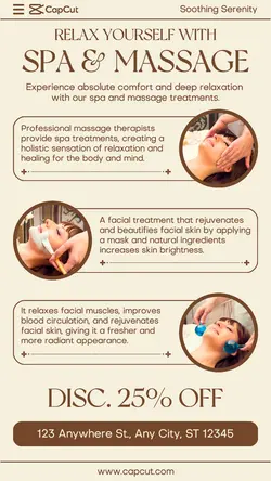 Spa & Massage Beauty Treatment Promotion Instagram