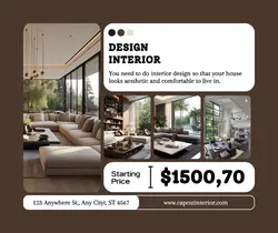 Design Interior Product Display Postingan Facebook
